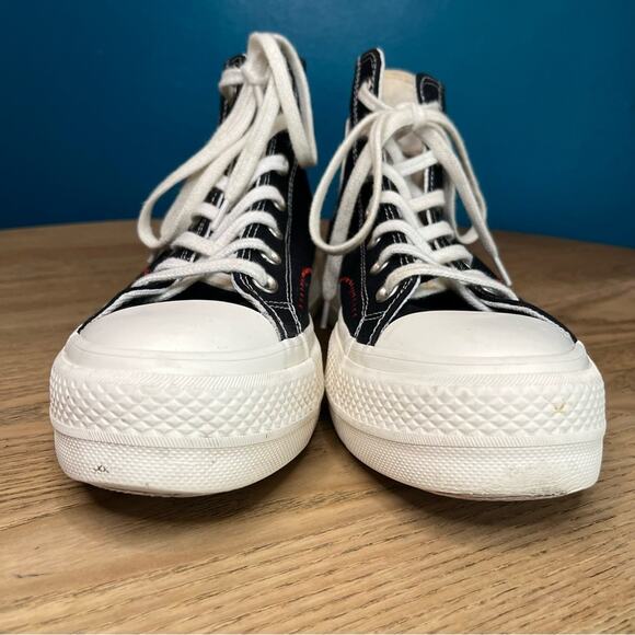 Converse Chuck Taylor All Star Lift Platform High Crafted Patchwork Women’s 8.5 - Picture 5 of 11